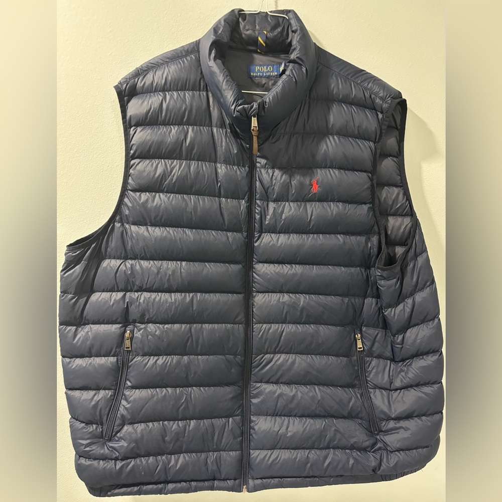 Ralph Lauren Men's Navy Blue Puffer Vest